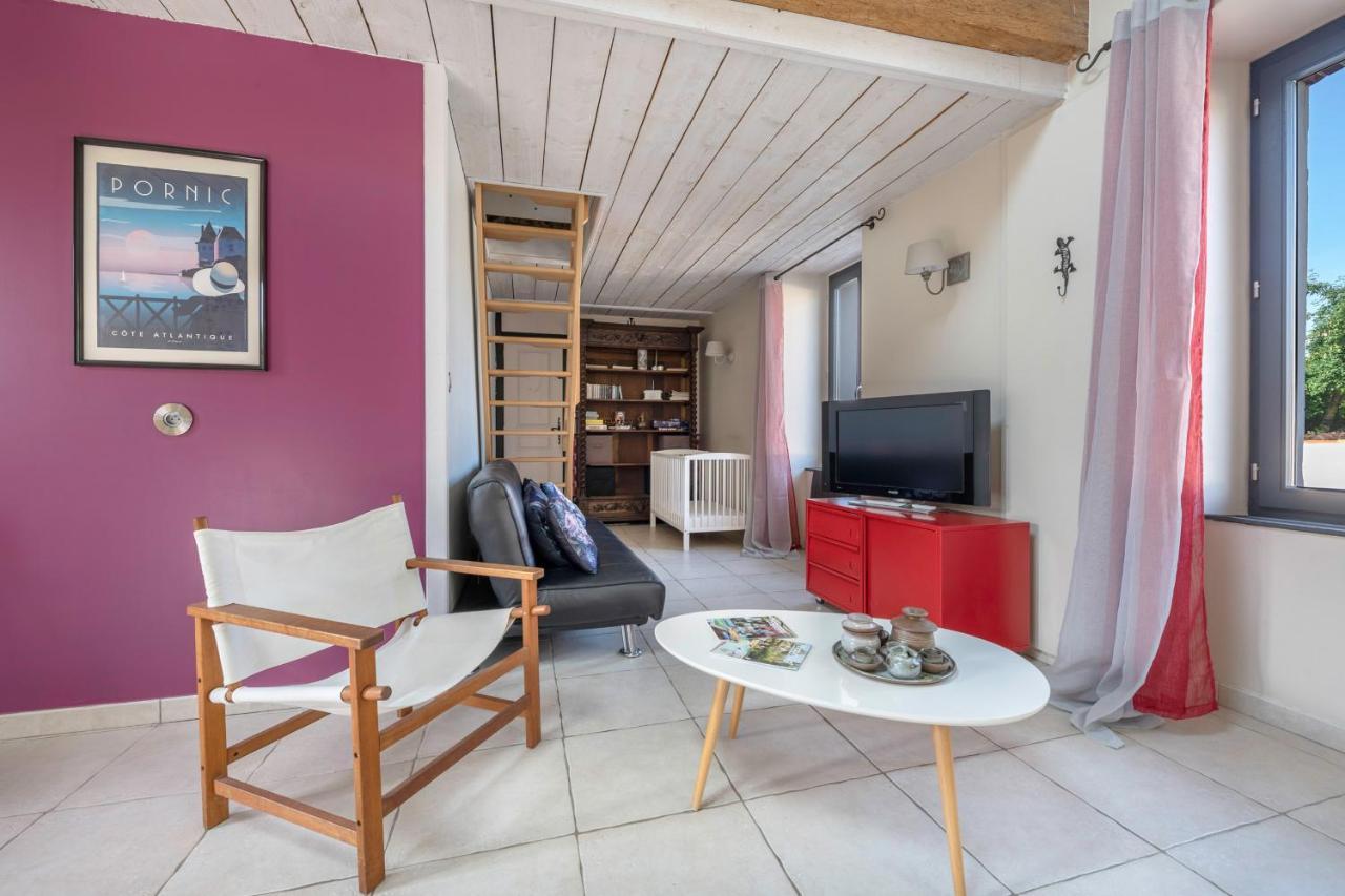 Longere Renovee A 500M Du Centre De Pornic Pour 4 Villa Luaran gambar