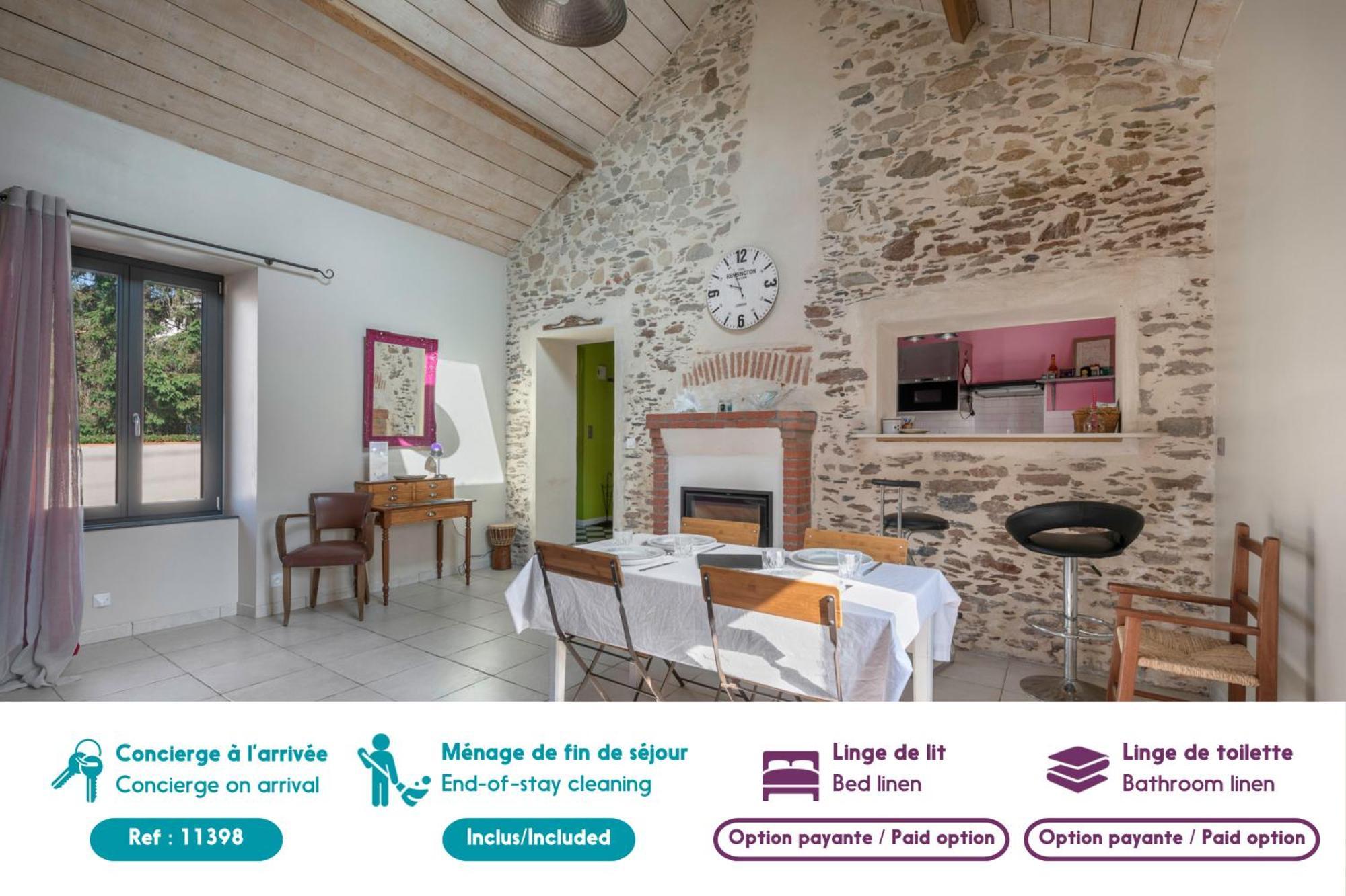 Longere Renovee A 500M Du Centre De Pornic Pour 4 Villa Luaran gambar